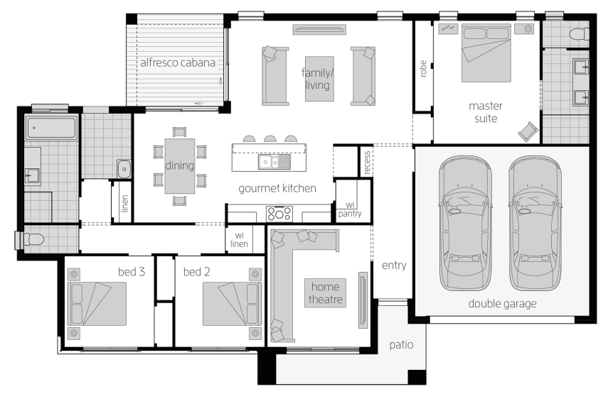 Architectural New Home Designs - Eaton Floor Plans